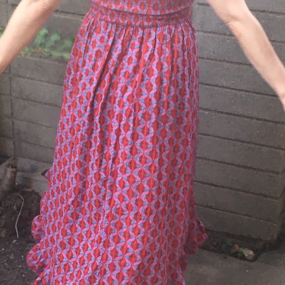 Smocked Summer Dress/Beach Cover-up - Picture 2 of 5